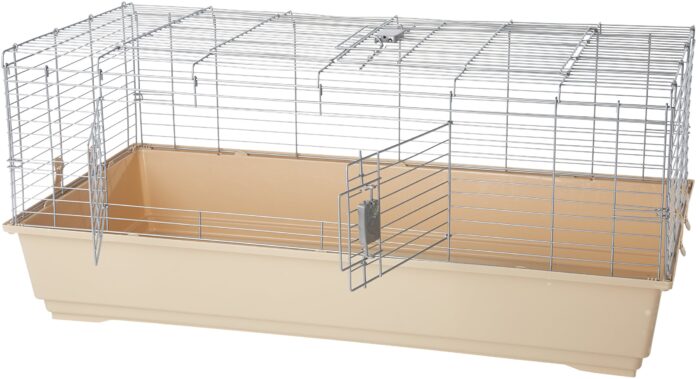 Amazon Basics Top Access Small Animal Ferret Cage Habitat With Accessories