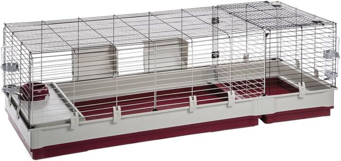 Ferplast Krolik Extra-Large Rabbit Cage w/Wire Extension
