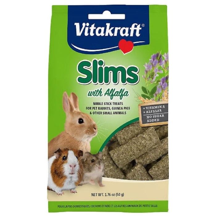 Vitakraft Slims with Alfalfa Rabbit Nibble Stick Treat Pros, Cons & Review